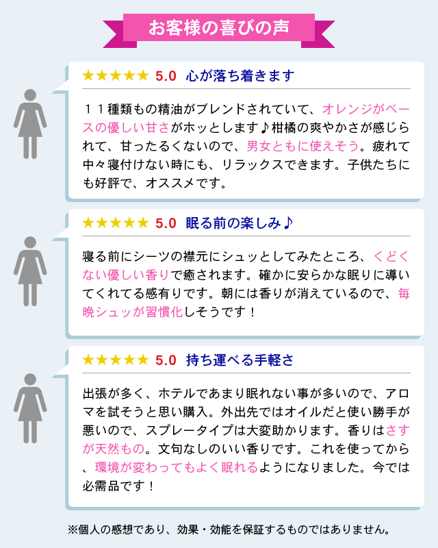 お客様の喜びの声