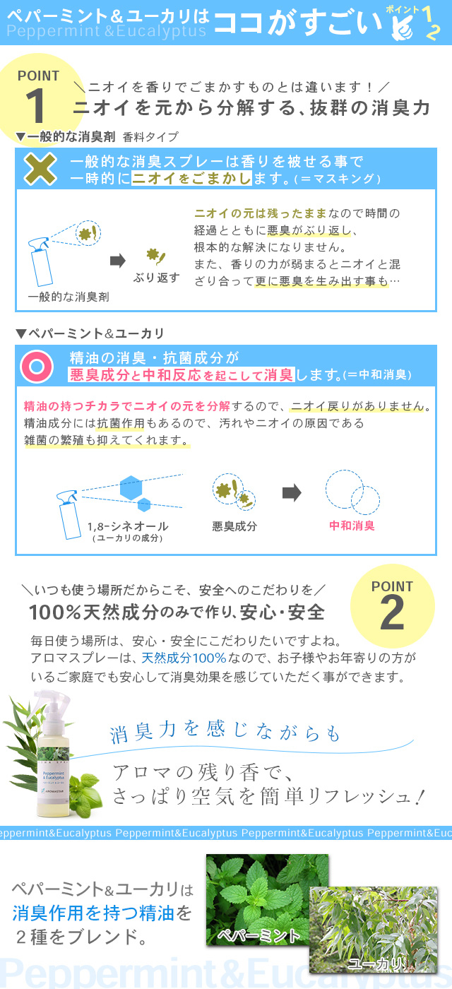 ペパーミント&ユーカリはここがすごい